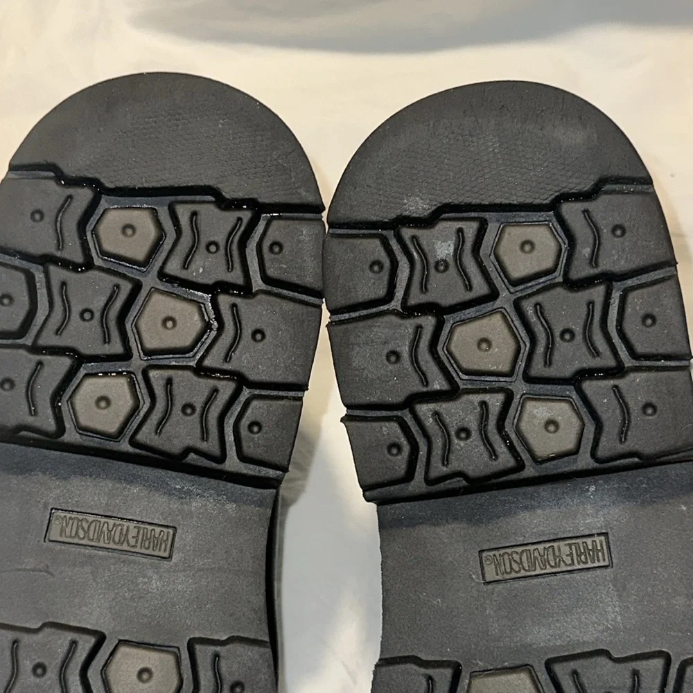 Harley Davidson Moto Riding Inner Zip Boot Size 13 M - Picture 12 of 16
